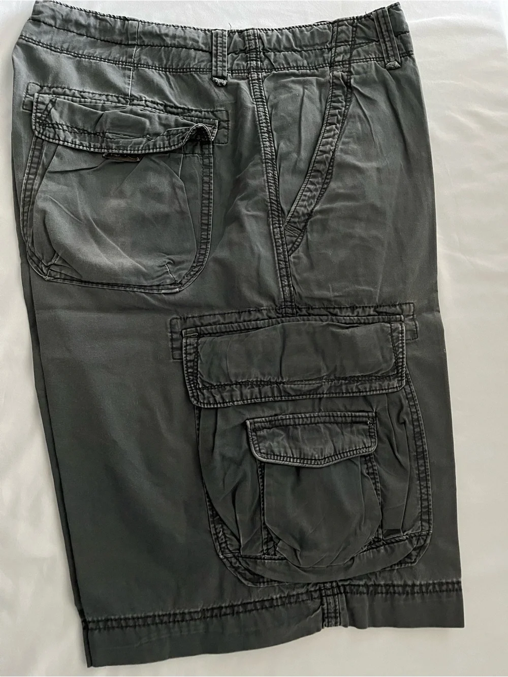 UNIONBAY Men's Cargo Shorts — Charcoal Black
